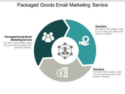 Packaged goods email marketing service ppt powerpoint presentation infographic template smartart cpb