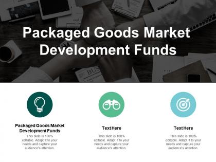 Packaged goods market development funds ppt powerpoint presentation styles graphics pictures cpb