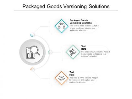 Packaged goods versioning solutions ppt powerpoint presentation inspiration clipart images cpb
