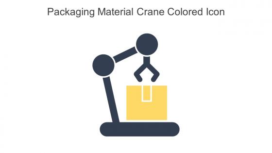 Packaging Material Crane Colored Icon In Powerpoint Pptx Png And Editable Eps Format