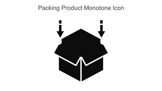Packing Product Monotone Icon In Powerpoint Pptx Png And Editable Eps Format