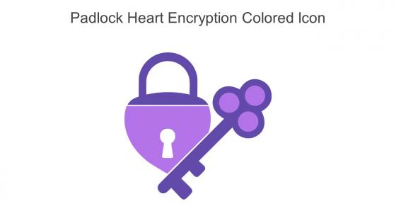 Padlock Heart Encryption Colored Icon In Powerpoint Pptx Png And Editable Eps Format
