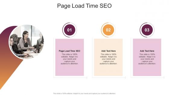 Page Load Time SEO In Powerpoint And Google Slides Cpb
