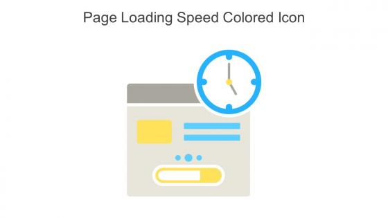 Page Loading Speed Colored Icon In Powerpoint Pptx Png And Editable Eps Format