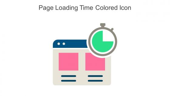 Page Loading Time Colored Icon In Powerpoint Pptx Png And Editable Eps Format