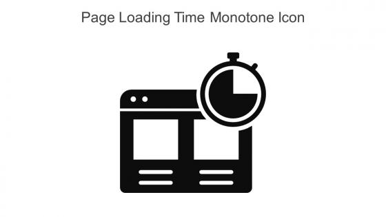 Page Loading Time Monotone Icon In Powerpoint Pptx Png And Editable Eps Format