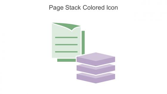 Page Stack Colored Icon In Powerpoint Pptx Png And Editable Eps Format