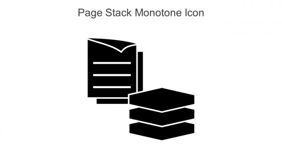 Page Stack Monotone Icon In Powerpoint Pptx Png And Editable Eps Format