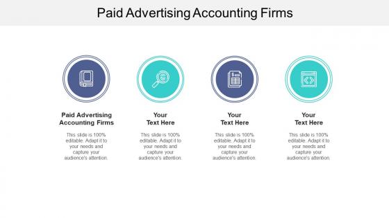 Paid advertising accounting firms ppt powerpoint presentation infographics smartart cpb