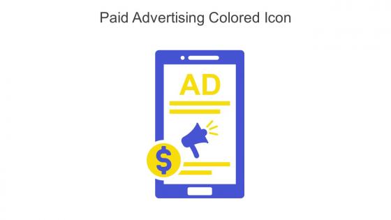 Paid Advertising Colored Icon In Powerpoint Pptx Png And Editable Eps Format