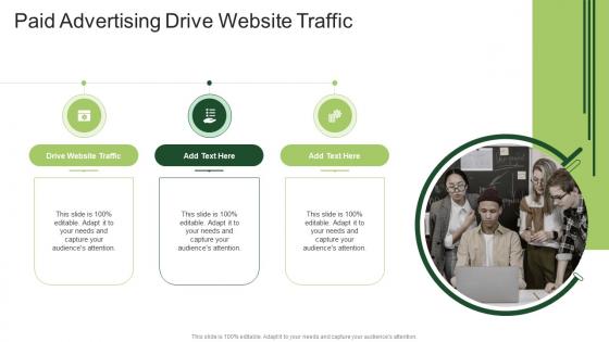 Paid Advertising Drive Website Traffic In Powerpoint And Google Slides Cpb