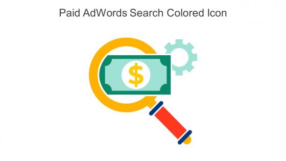 Paid Adwords Search Colored Icon In Powerpoint Pptx Png And Editable Eps Format