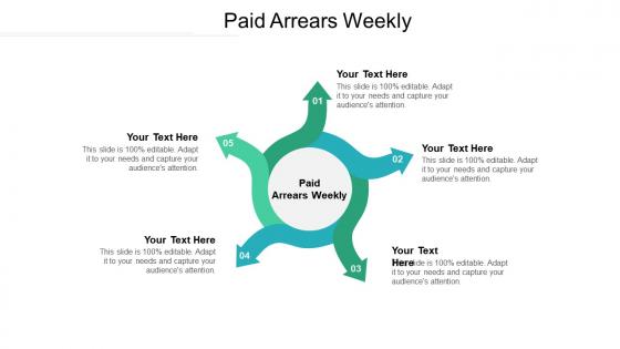 Paid arrears weekly ppt powerpoint presentation styles background cpb