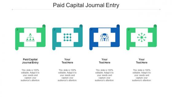 Paid Capital Journal Entry Ppt Powerpoint Presentation Model Background Image Cpb