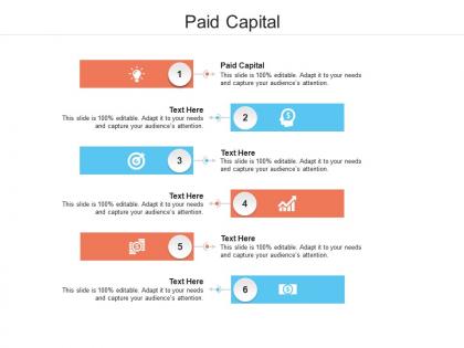 Paid capital ppt powerpoint presentation model pictures cpb