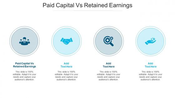 Paid Capital Vs Retained Earnings Ppt Powerpoint Presentation Show Guide Cpb