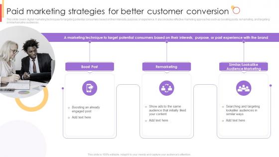 Paid Marketing Strategies For Better Customer Conversion New Customer Acquisition Strategies