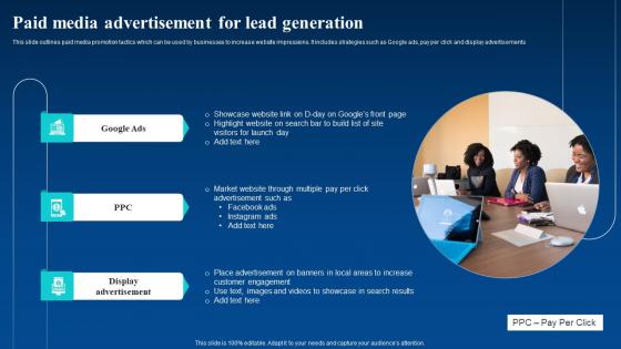 Paid Media Advertisement For Lead Generation Enhance Business Global Reach By Going Digital