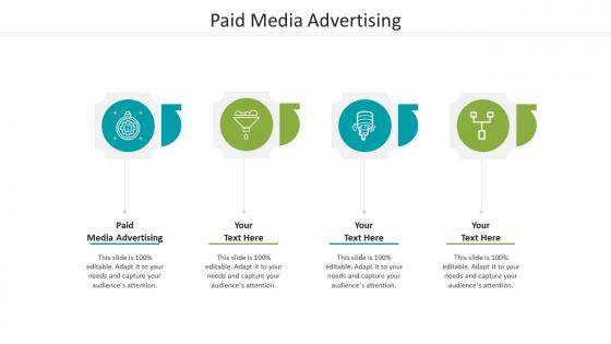 Paid media advertising ppt powerpoint presentation summary graphics pictures cpb