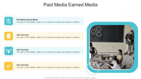 Paid Media Earned Media In Powerpoint And Google Slides Cpb