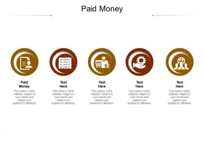 Paid money ppt powerpoint presentation styles maker cpb