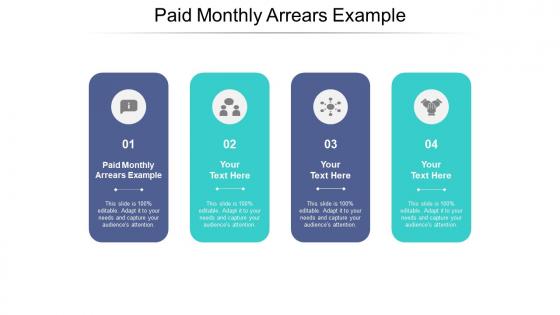 Paid monthly arrears example ppt powerpoint presentation styles gallery cpb