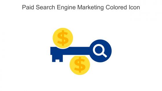 Paid Search Engine Marketing Colored Icon In Powerpoint Pptx Png And Editable Eps Format