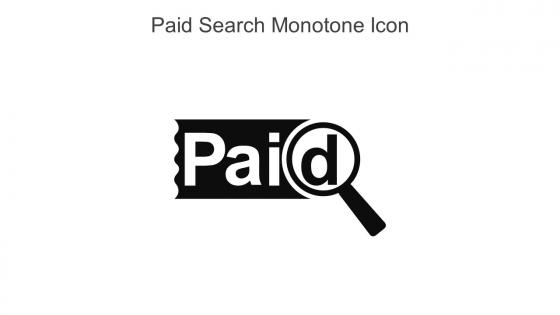 Paid Search Monotone Icon In Powerpoint Pptx Png And Editable Eps Format