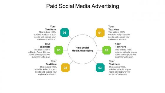 Paid social media advertising ppt powerpoint presentation show visuals cpb