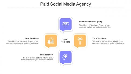Paid Social Media Agency Ppt Powerpoint Presentation Icon Graphics Design Cpb