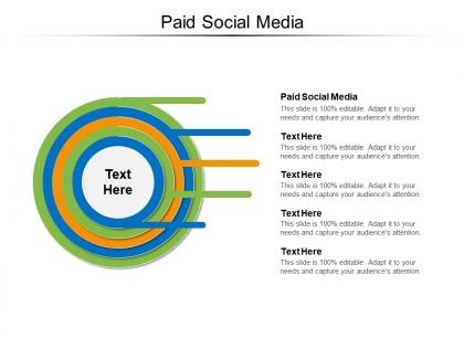 Paid social media ppt powerpoint presentation inspiration example topics cpb