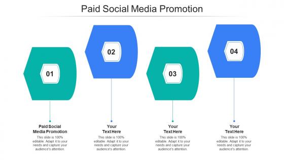 Paid Social Media Promotion Ppt Powerpoint Presentation Infographic Template Cpb