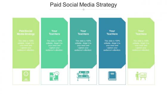 Paid social media strategy ppt powerpoint presentation pictures background image cpb