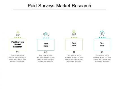Paid surveys market research ppt powerpoint presentation outline information cpb