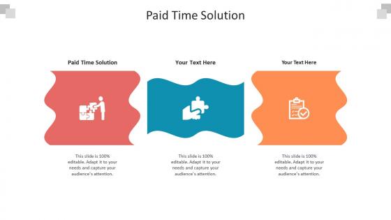 Paid time solution ppt powerpoint presentation model topics cpb