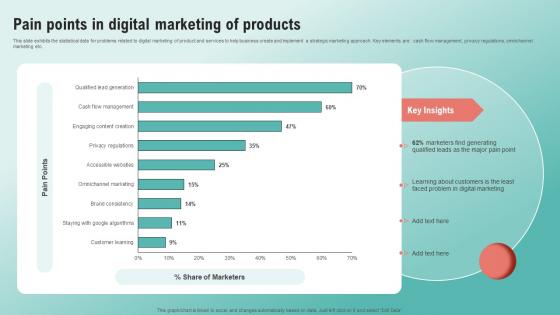 Pain Points In Digital Marketing Of Products Ppt File Background Designs