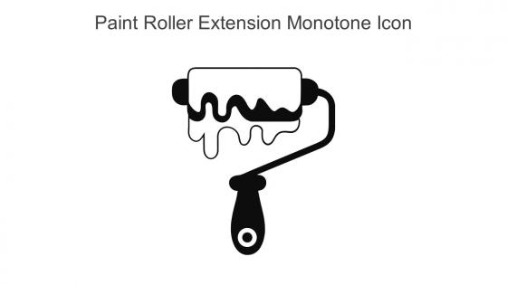 Paint Roller Extension Monotone Icon In Powerpoint Pptx Png And Editable Eps Format