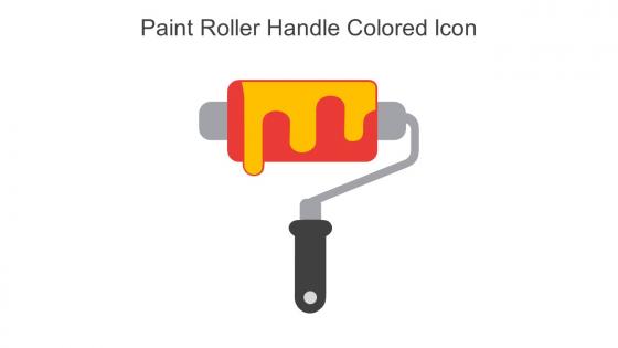 Paint Roller Handle Colored Icon In Powerpoint Pptx Png And Editable Eps Format