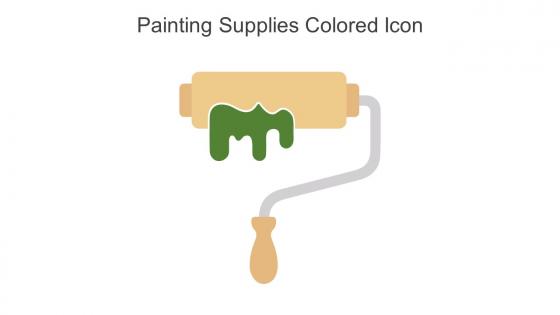 Painting Supplies Colored Icon In Powerpoint Pptx Png And Editable Eps Format