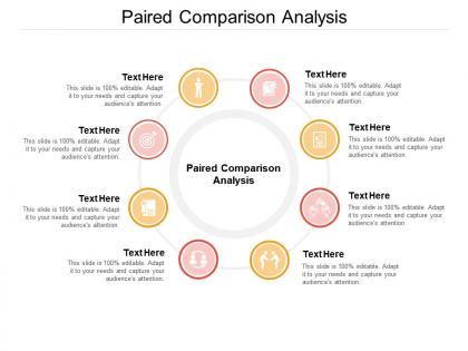 Paired comparison analysis ppt powerpoint presentation infographics structure cpb