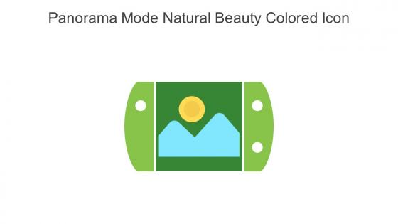 Panorama Mode Natural Beauty Colored Icon In Powerpoint Pptx Png And Editable Eps Format
