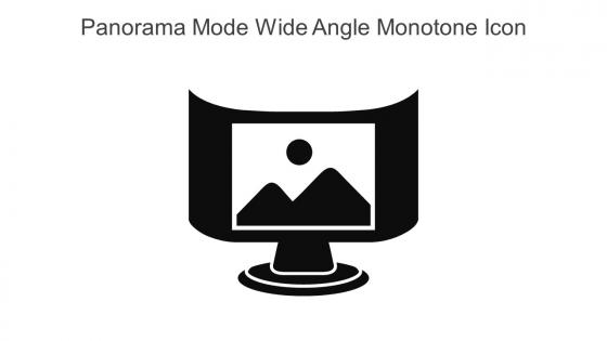 Panorama Mode Wide Angle Monotone Icon In Powerpoint Pptx Png And Editable Eps Format