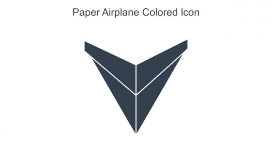 Paper Airplane Colored Icon In Powerpoint Pptx Png And Editable Eps Format