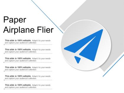 Paper airplane flier