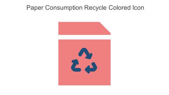 Paper Consumption Recycle Colored Icon In Powerpoint Pptx Png And Editable Eps Format