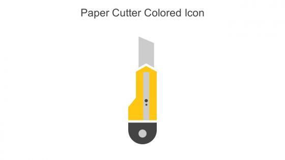 Paper Cutter Colored Icon In Powerpoint Pptx Png And Editable Eps Format