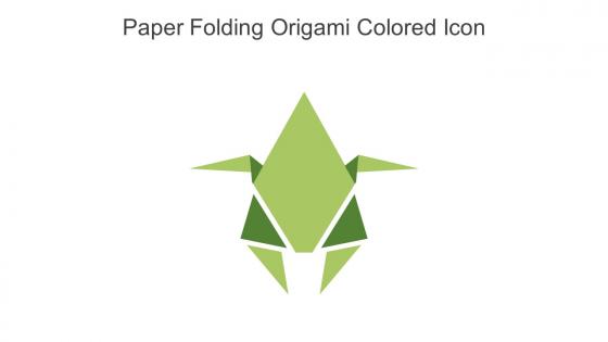 Paper Folding Origami Colored Icon In Powerpoint Pptx Png And Editable Eps Format