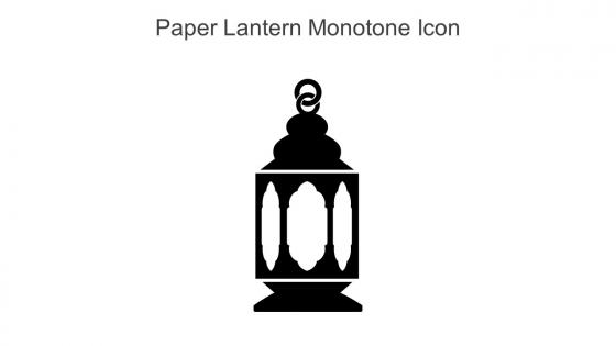 Paper Lantern Monotone Icon In Powerpoint Pptx Png And Editable Eps Format