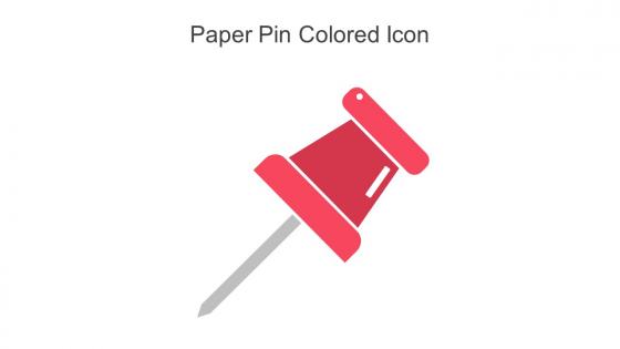 Paper Pin Colored Icon In Powerpoint Pptx Png And Editable Eps Format