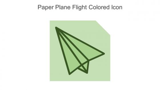 Paper Plane Flight Colored Icon In Powerpoint Pptx Png And Editable Eps Format